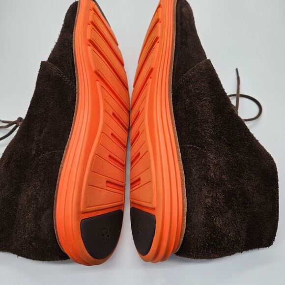 Cole Haan Mens 13 C11187 LunarGrand Brown Suede Leather Orang Chukka Boots Ankle main image 8